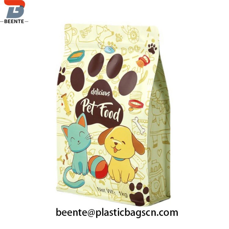 Saco de ração para animais de estimação Almunium Stand Up Pouch