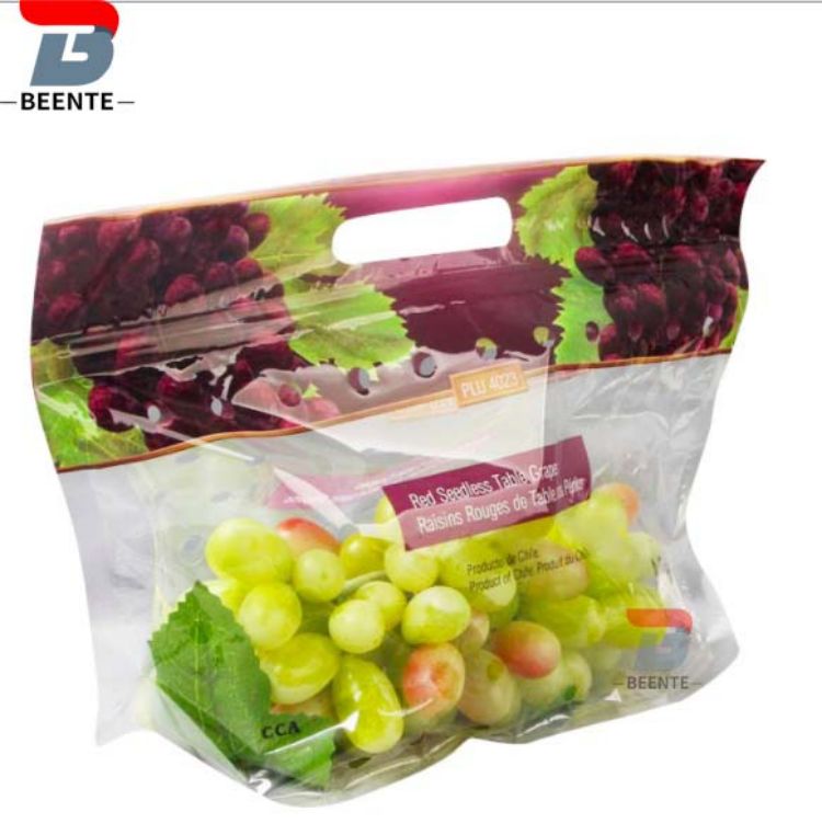 Sacos de plástico para uvas/sacos de embalagem de plástico de uvas/sacos de plástico de frutas para supermercado